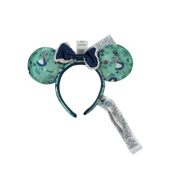 DISNEY Parks Alice in Wonderland United Kingdom Epcot Headband Ears NEW w/ tags - Picture 3 of 6